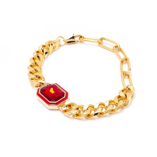 Браслет Moon Paris, Ringo, с кристаллом, MR-22.03-009 красный