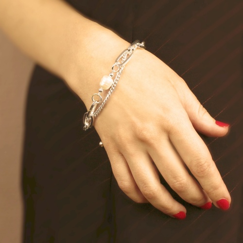 Браслет Fiore Luna Pearle Сarabiner, CL1009/MP S фото 3