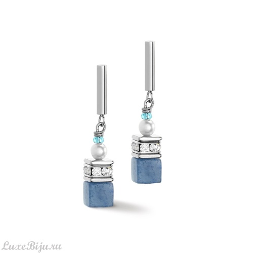 Coeur de Lion Пусеты Coeur de Lion Blue-aqua 5086/21-0737