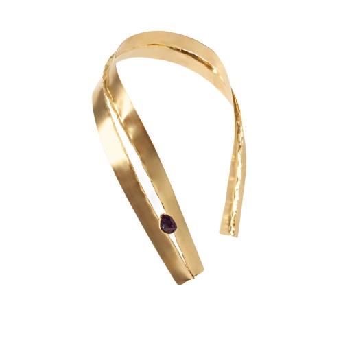 Колье Katerina Vassou, Ratana, с аметистом, KV26.1-307080G фиолетовый фото 4