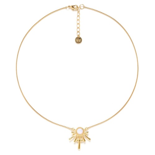 Колье Franck Herval, Ellen, с кристаллом Swarovski, FH24.1-15-63980 золотистый фото 2