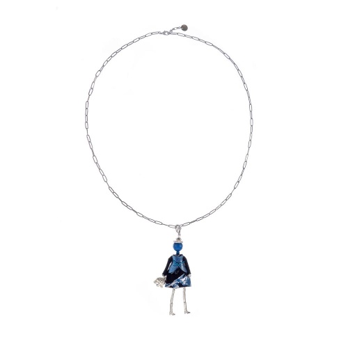 Подвеска Miamelie, кукла Мадлен, MiA-2604-CL8895 серебристый фото 2