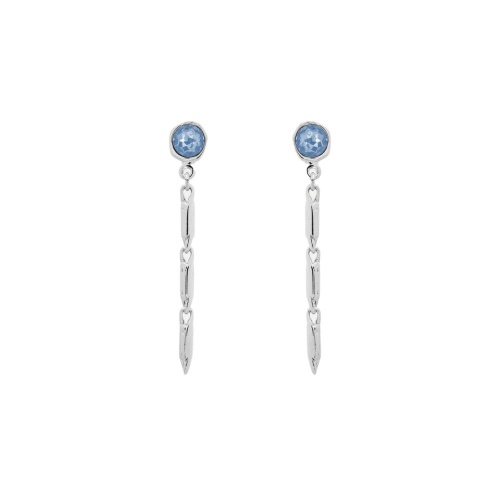 Серьги VIDDA, Fire, с кристаллом Swarovski, VD25.2-02325 голубой