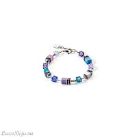 Браслет Coeur de Lion Turquoise-Purple 2839/30-0608
