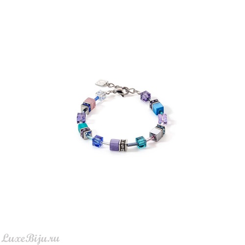 Браслет Coeur de Lion Turquoise-Purple 2839/30-0608