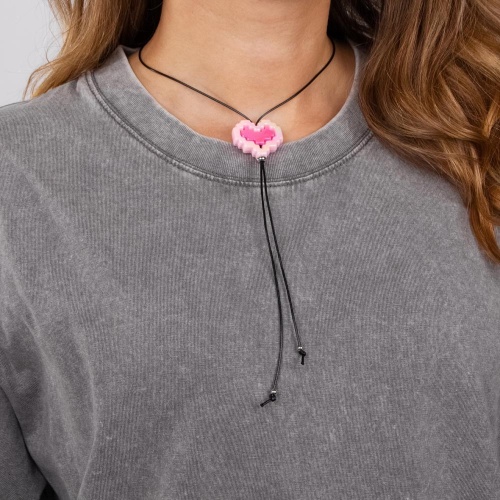 Колье Moon Paris, Ringo, с перламутровым сердцем, MR-24.06-053 розовый фото 4
