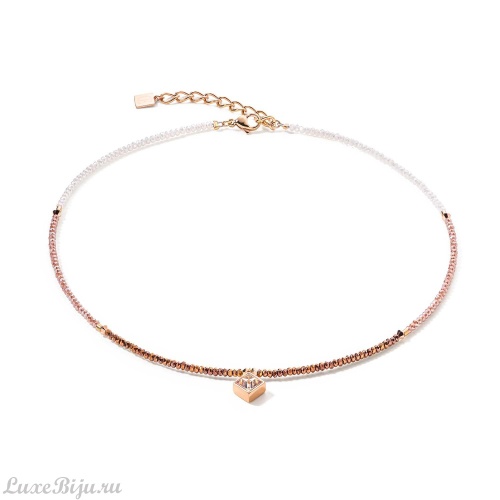 Колье Coeur de Lion  Golden Shadow - Rosegold 6006/10-1037
