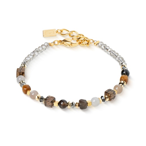 Браслет Coeur de Lion Brown-Grey, 4347/30-1112