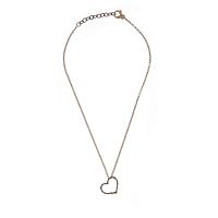 Колье Alcozer&J, с подвеской-сердцем и гранатом, AL2512-CUORE38 золотистый