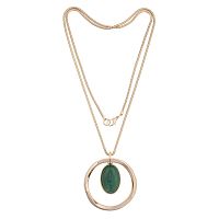 Колье Fiore Luna GREEN AVENTURINE, LN5132 G/RG