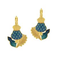 Серьги TARATATA, Chardon bleu, с цветной смолой, TT-H24-09768-204 синий
