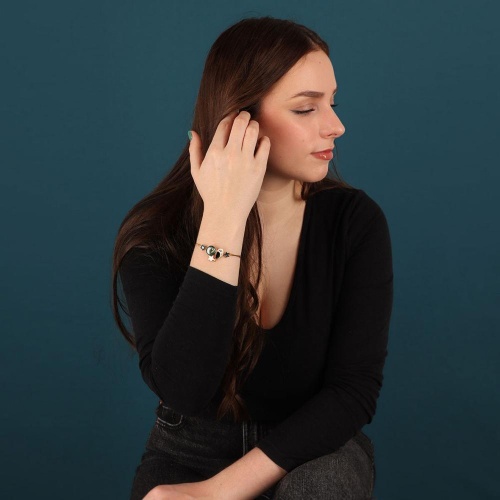 Браслет TARATATA, Clair de lune, смола,блестки,краска,слюдяный порошок, TT-H24-04305-207 зеленый фото 3