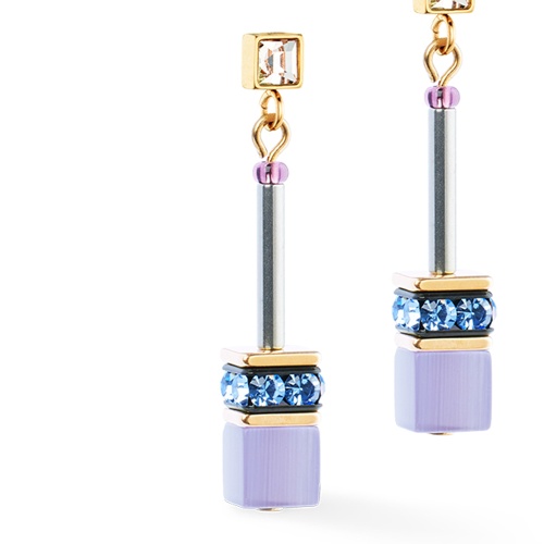 Серьги Coeur de Lion Purple-Blue, 3030/21-0807 фото 2