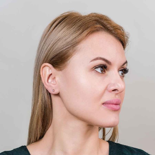 Пусеты Fiore Luna LIGHT ROSE, AE03187-1 R/G фото 2