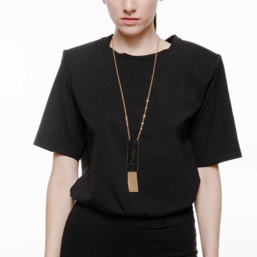 Колье Katerina Vassou, Tasha, с кристаллами, KV24.1-308426G черный фото 4