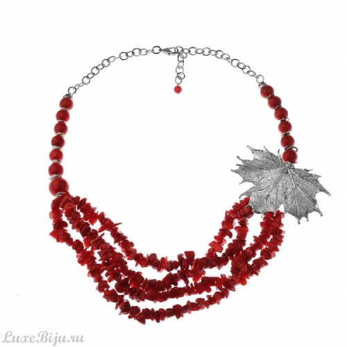 Колье Ester Bijoux Канадский Клён CL1121/40- S BW/R фото 2