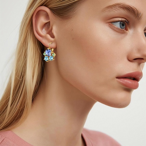 Серьги Dyrberg Kern DISAR SG AQUA, 480089 фото 2