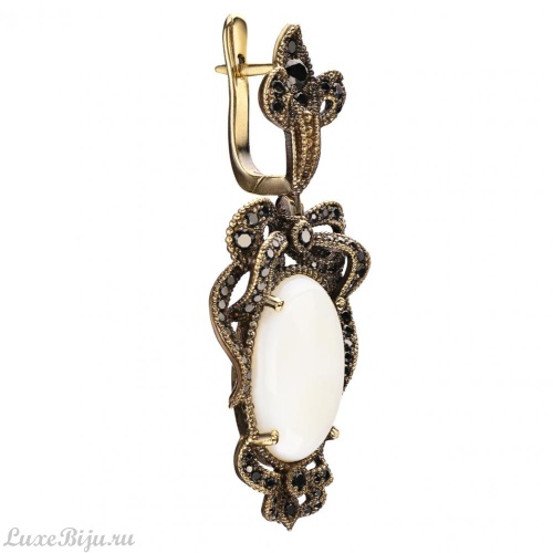 Серьги Fiore di Firenze OR2006 NERO фото 3