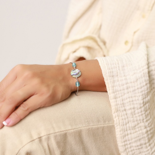 Браслет Nature Bijoux, Mauna kai, с гелиотисом и стеклом, NB22.1-13-42140 голубой фото 7