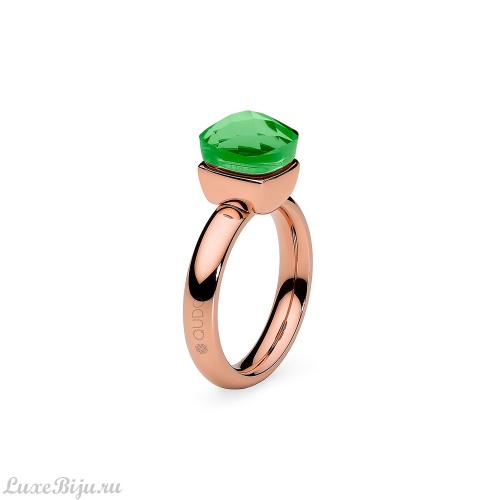 Кольцо Qudo Firenze peridot 17.8 мм 610856/17.8 G/RG
