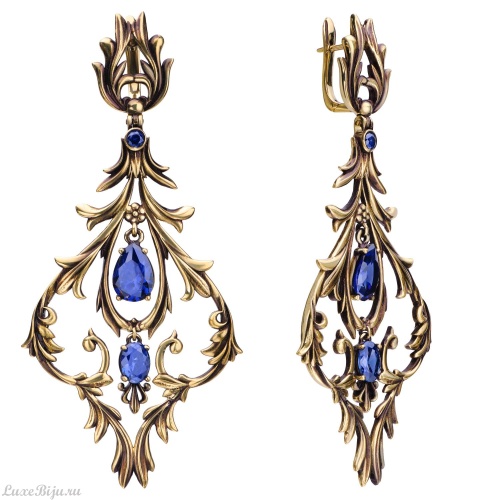 Серьги Fiore di Firenze OR1540 TANZANITE фото 13