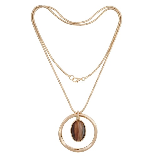 Колье Fiore Luna COFFE, LN5130 BR/RG