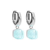 Серьги Qudo FIRENZE (S) Aquamarine, 107000/20-6002