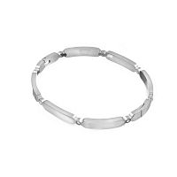 Браслет Dansk Copenhagen, Joy Waterproof, с фианитами, DNSK26.1-7W2407048 серебристый