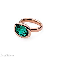 Кольцо Qudo Tivola Emerald 17.2 мм 631584/17.2 G/RG