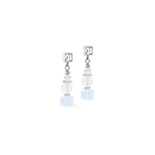 Серьги Coeur de Lion White-Silver 3022/21-1417, 3022/21-1417