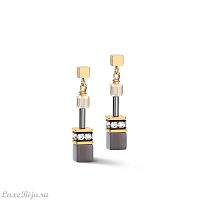 Серьги Coeur de Lion Grey-Gold, 2839/21-1216