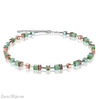Колье Coeur de Lion Light Green 4016/10-0520