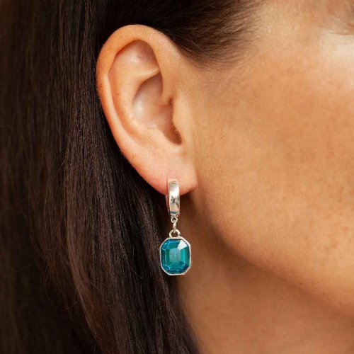 Серьги Fiore Luna Aquamarine, LE6117 S фото 2