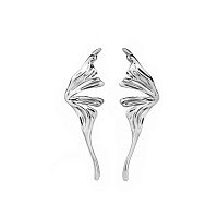 Серьги Dansk Copenhagen, Courage Waterproof, фактурные, DNSK26.1-3W2501014 серебристый