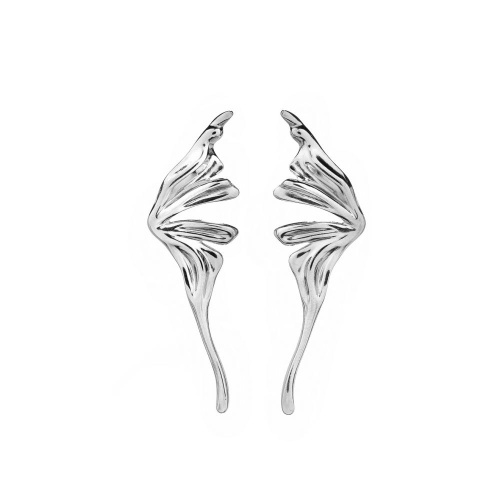Серьги Dansk Copenhagen, Courage Waterproof, фактурные, DNSK26.1-3W2501014 серебристый