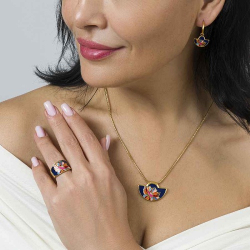 Серьги Fiore Luna, AE03599-4A фото 2