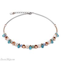 Колье Coeur de Lion Turquoise 4863/10-0600