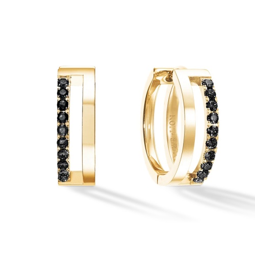 Серьги Coeur de Lion Black-Gold, 0136/21-1316 фото 8