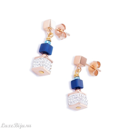 Серьги Coeur de Lion Blue-Turquoise 4963/21-0706