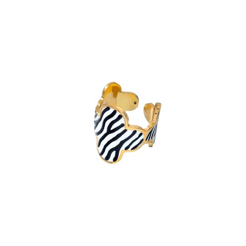 Кольцо Francesca Bianchi, разъемное, с эмалью, FB25.2-53E золотистый