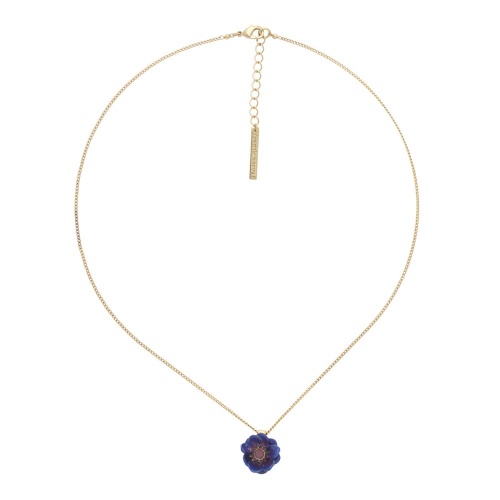 Колье Franck Herval, Mellina, с цветной смолой и кристаллом, FH26.1-15-64571 синий