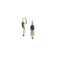 Серьги Franck Herval, Charlie, с кристаллом Swarovski и лазуритом, FH26.2-12-70565 синий