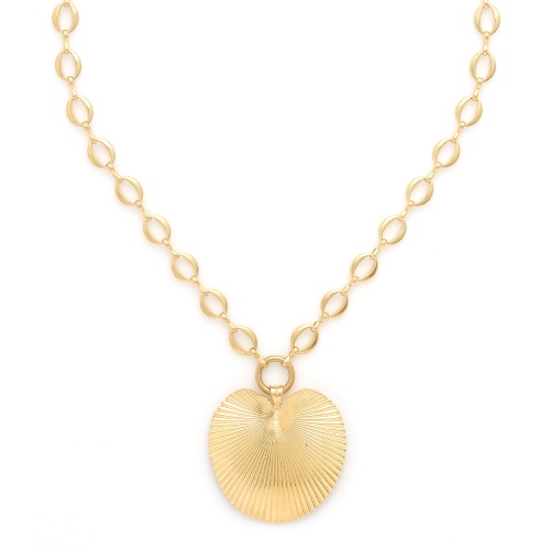 Колье ORI TAO, Palmspring, с пальмовым листом, OT24.2-15-31811 золотистый фото 2