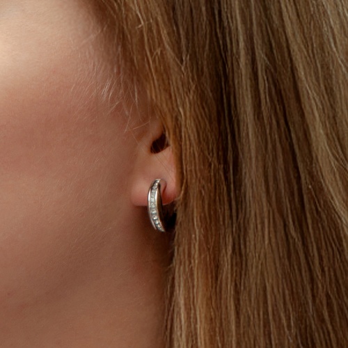 Серьги Fiore Luna Crystal, A2409SW-E02.1 BW/S фото 2