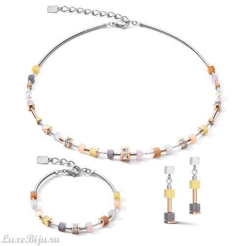 Серьги Coeur de Lion Fine Pastel Beige-Olive 5028/21-1009 фото 2