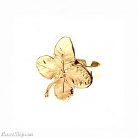 Кольцо Ester Bijoux Четырёхлистник LF13R- G BR