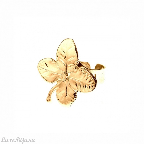 Кольцо Ester Bijoux Четырёхлистник LF13R- G BR