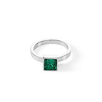 Кольцо Coeur de Lion Dark Green-Silver, 0500/40-0548 60