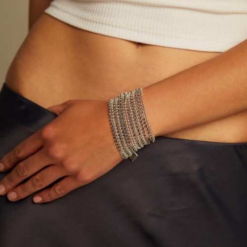 Браслет VIDDA, Eternity, широкий, с кристаллами Swarovski, VD23.2-01775 синий фото 2