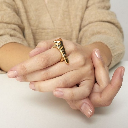 Кольцо VIDDA, Timeless, металл, VD22-01117 золотистый, 18,5 фото 5